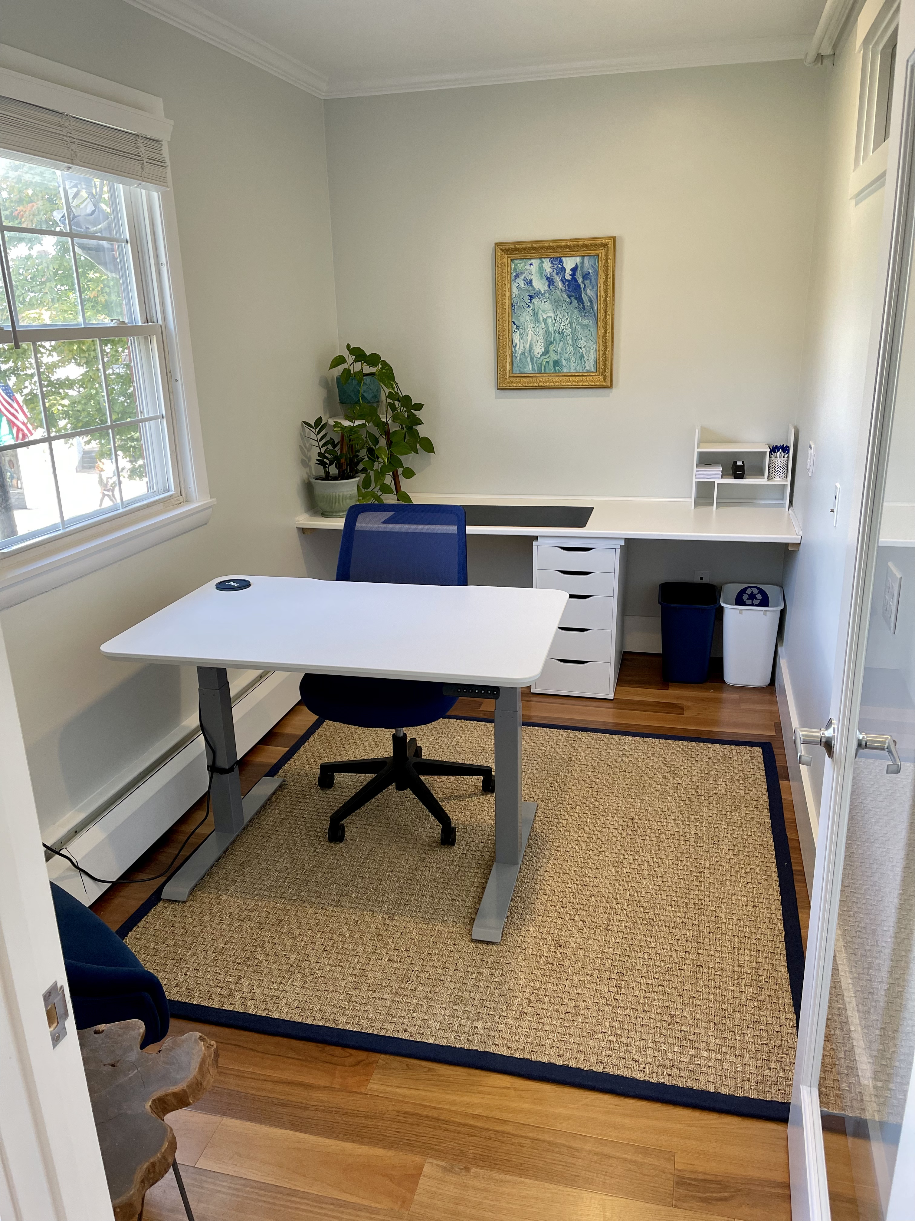 Private office overlooking the street